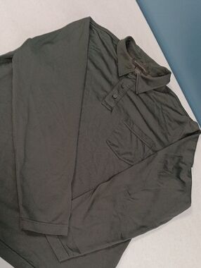 Banana Republic Dark Olive Green Polo Shirt Men's